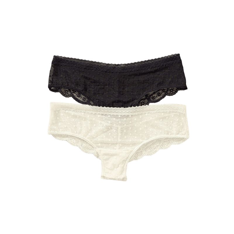 LEONISA - Leonisa Paquete x 2 Panties Cacheteros en Encaje y Tul