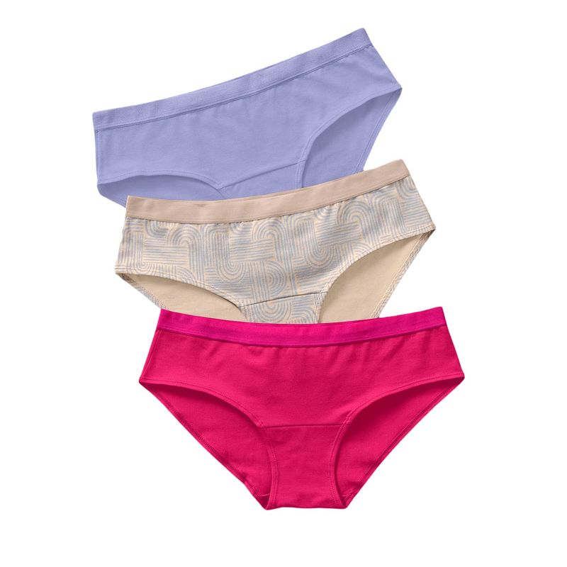 LEONISA - Leonisa Paquete x 3 panties estilo hípster en algodón