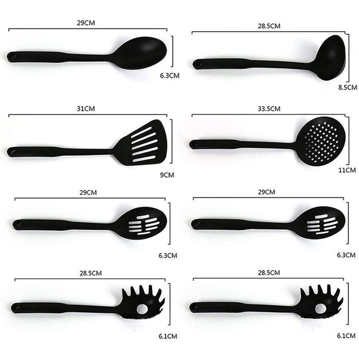 MULTIPLACE COLOMBIA - Set de utensilios para cocina x6 unidades de alta calidad