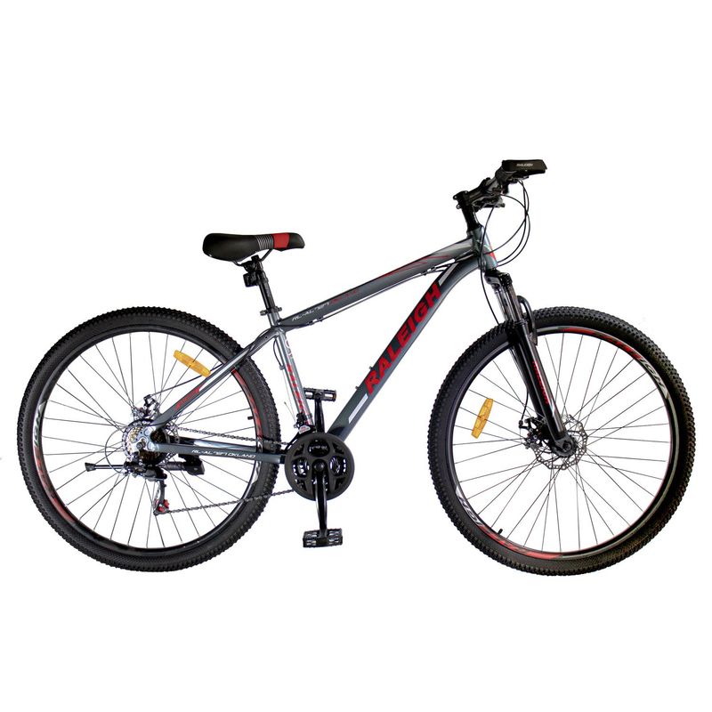 RALEIGH - Bicicleta de Montaña Raleigh Okland R29 Pulgadas Gris Rojo.