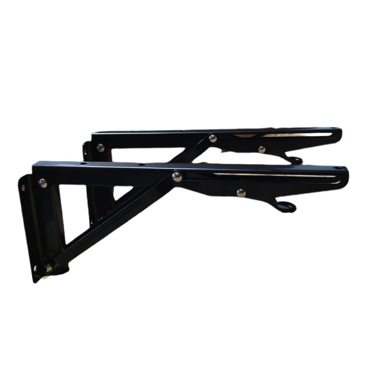 GENERICO - Pie Amigo Abatible - Escualizable X2 Piezas 25cm 10 Negro