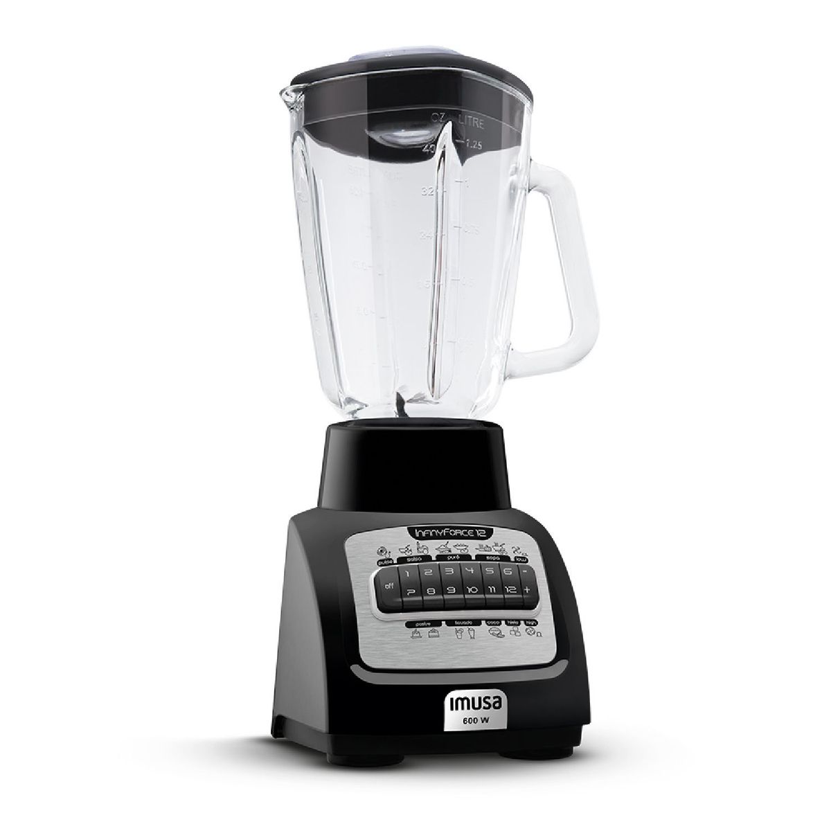 IMUSA - Licuadora IMUSA Infiny Force 12 Velocidades Negro