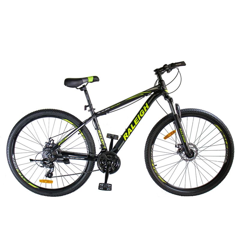 RALEIGH - Bicicleta de Montaña Raleigh Denver R29 Pulgadas Negro Verde.