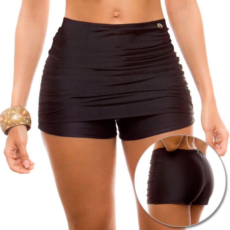 PRAIE - Panty alto de vestido de baño praie ref 1727b falda short