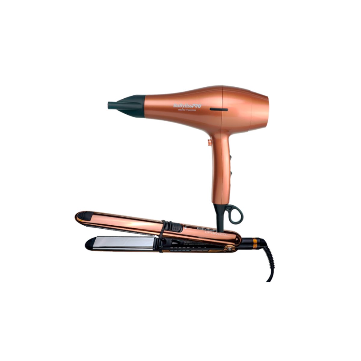 BABYLISS - Plancha Babyliss Optima 3000 y Secador Ionico Ligtweigth Rose 2000W