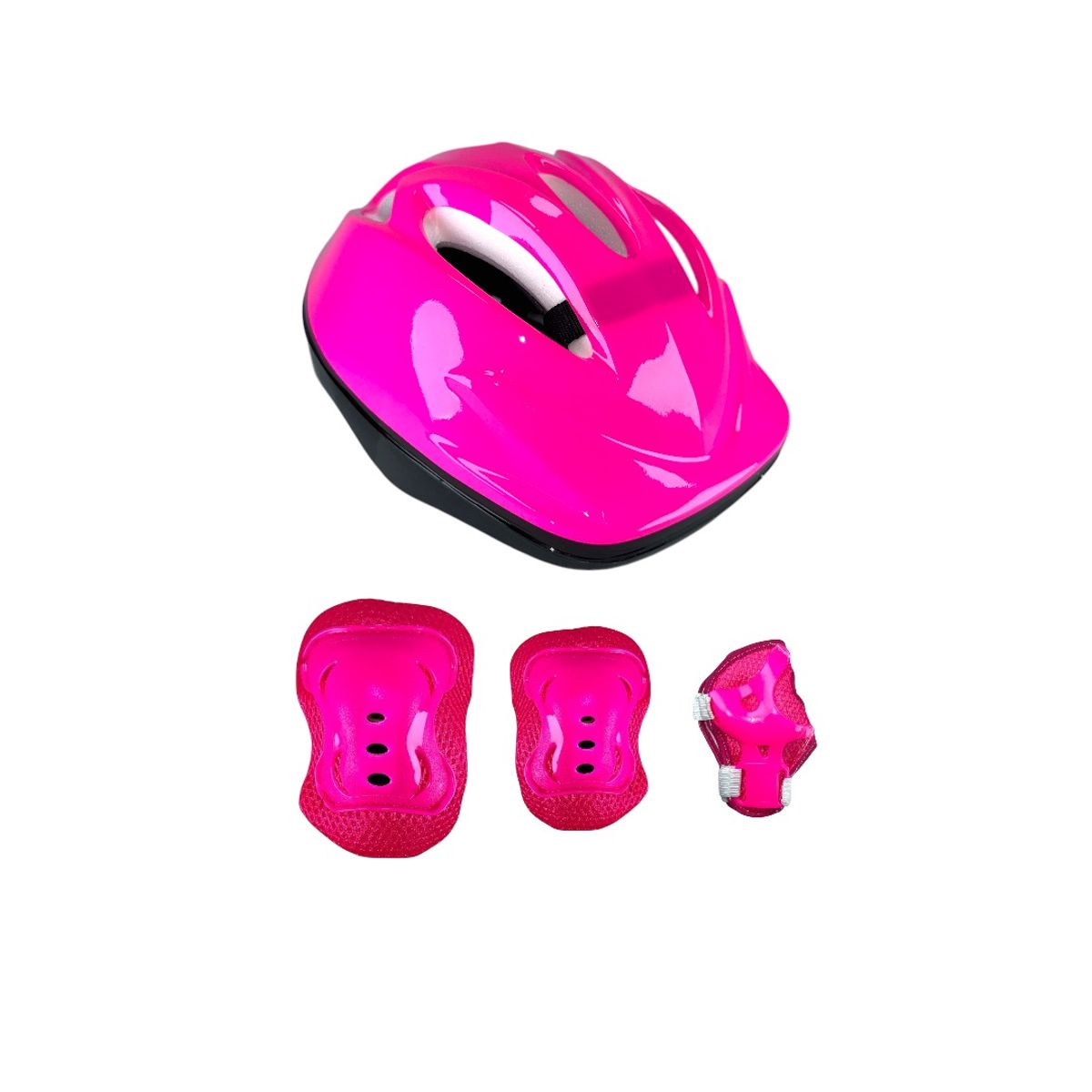 BLADERUNNER - Patines Semiprofesionales Kit Luna Con Luz Y Protecciones S 31 Ajustables a 34