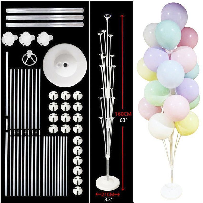 MULTIPLACE COLOMBIA - Base para globos grande de dos pisos para 16 globos (solo base)