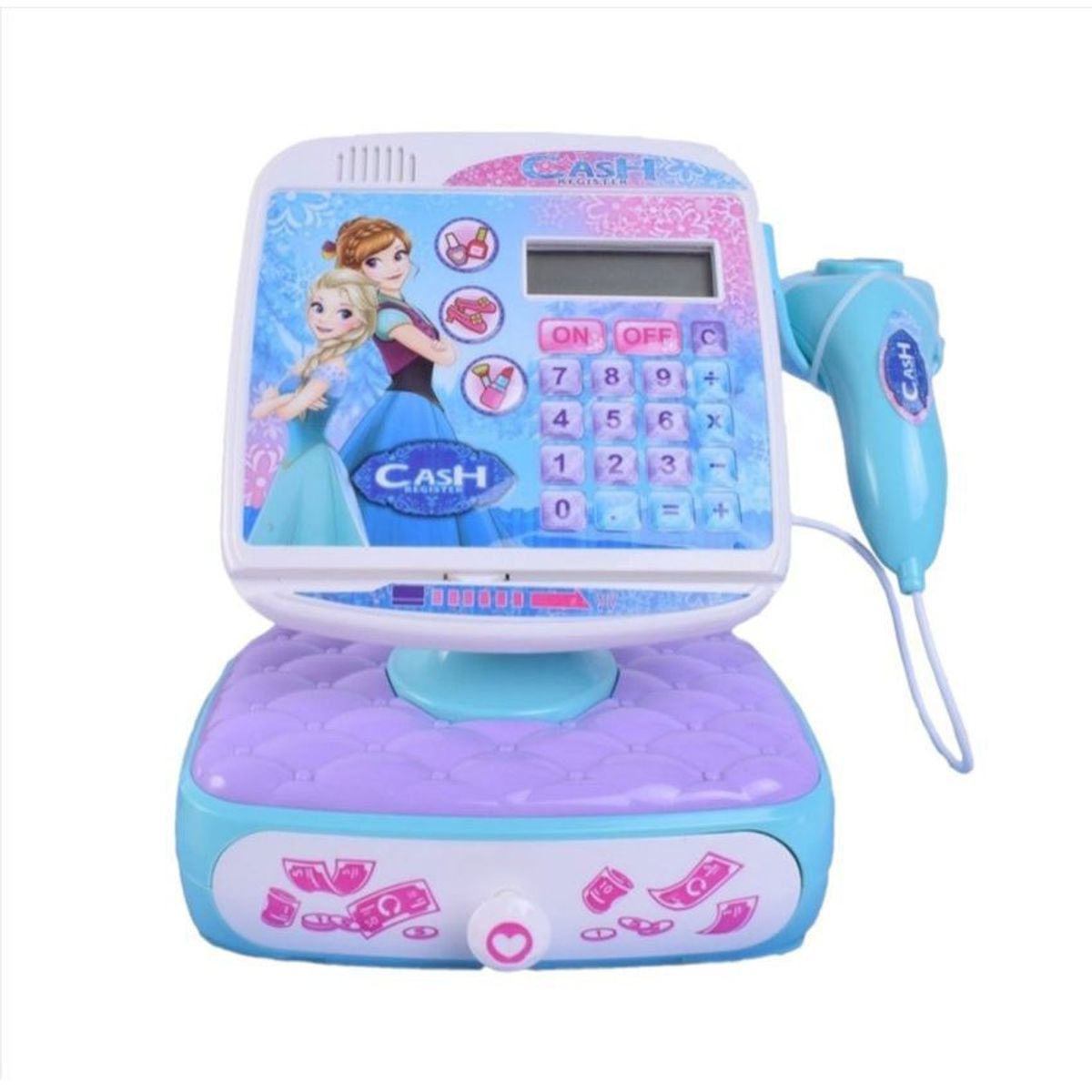 ELECTRA - Caja registradora grande para niña con sonidos reales