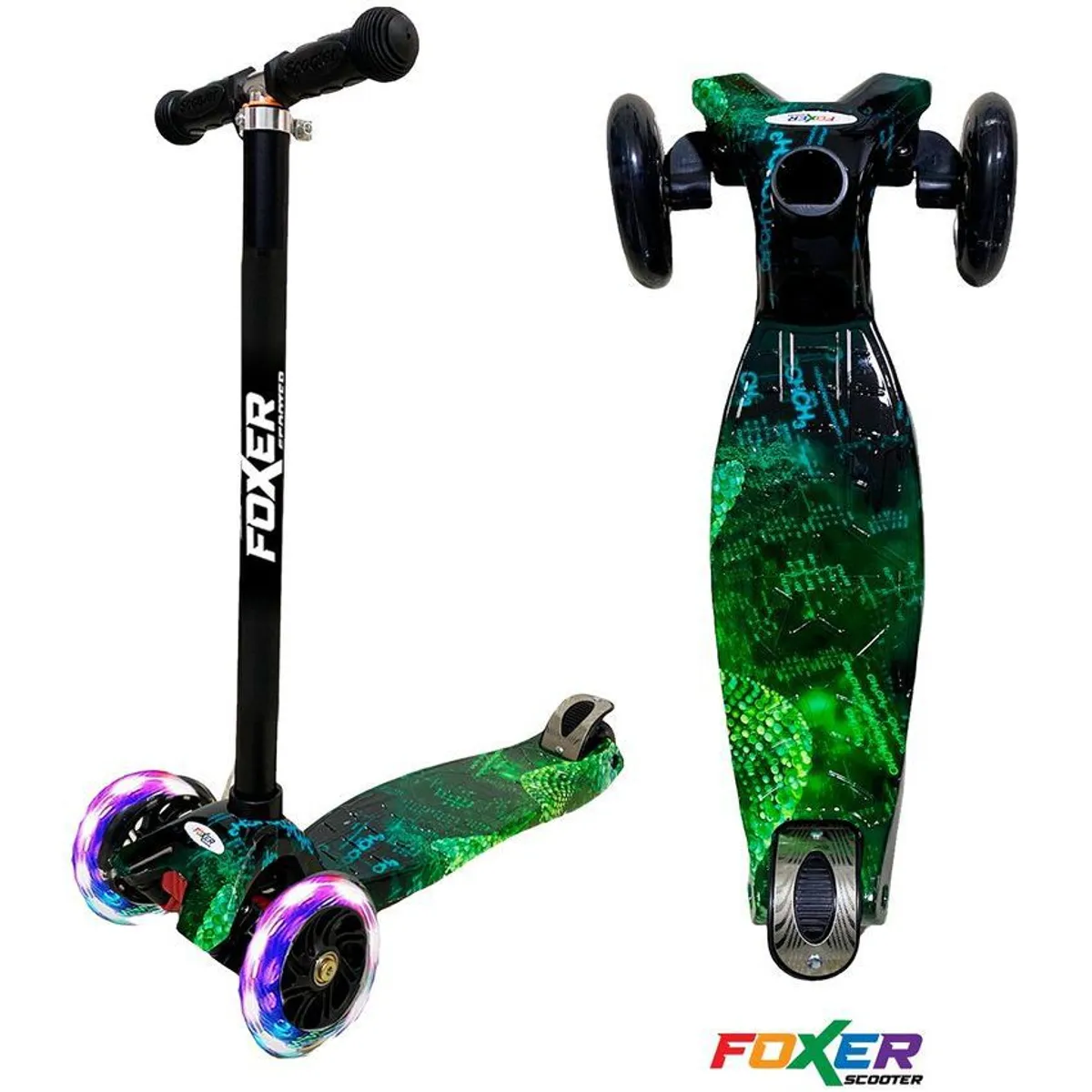 MULTIPLACE COLOMBIA - Monopatin scooter para niño moderna con luces led Foxer