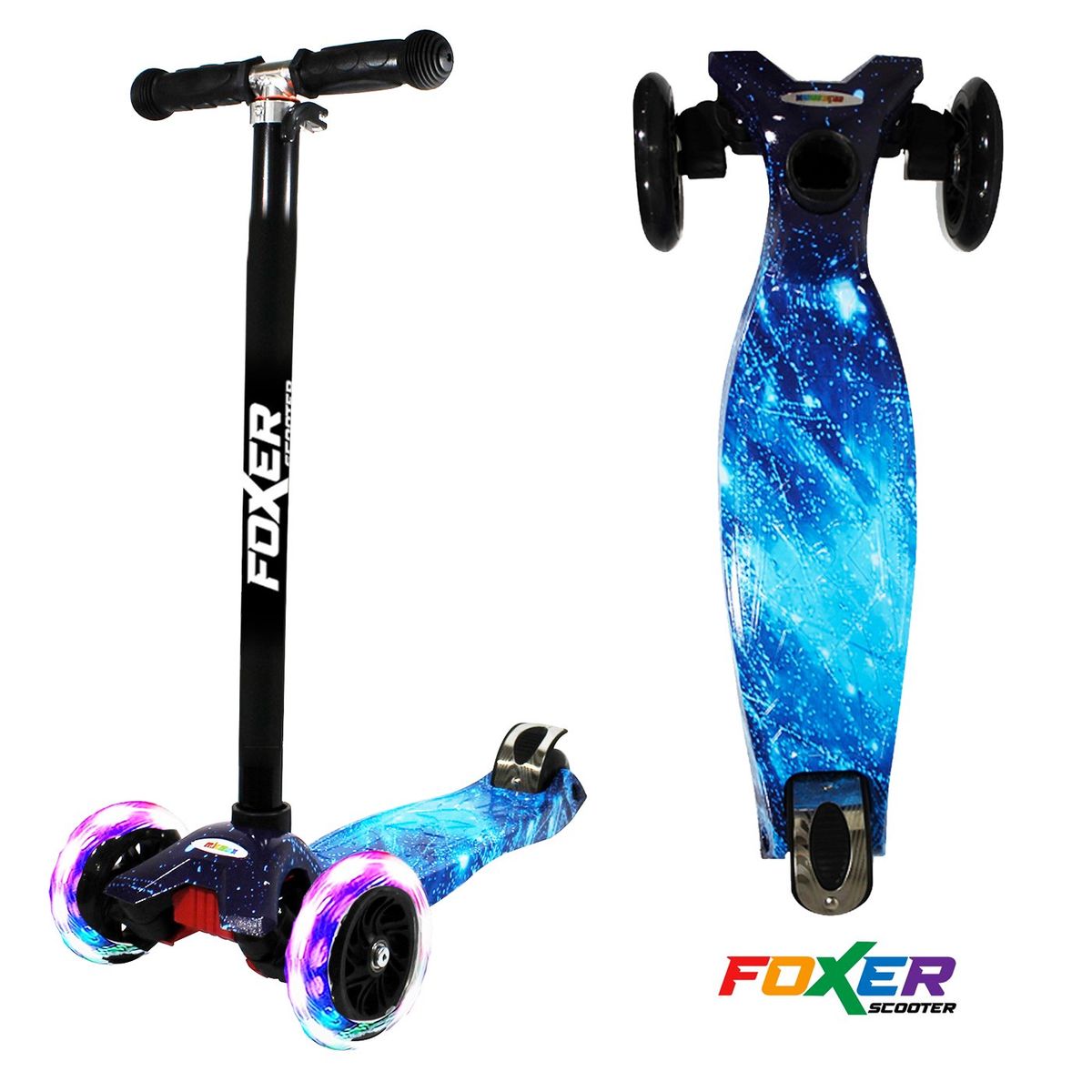 MULTIPLACE COLOMBIA - Monopatin scooter para niña edicion especial luces led Foxer