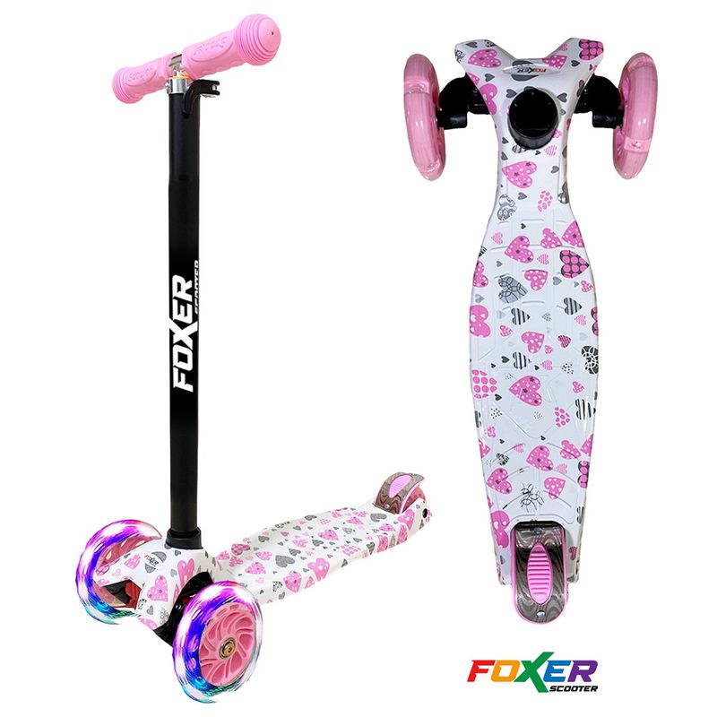 MULTIPLACE COLOMBIA - Monopatin scooter para niña edicion especial luces mod 2024
