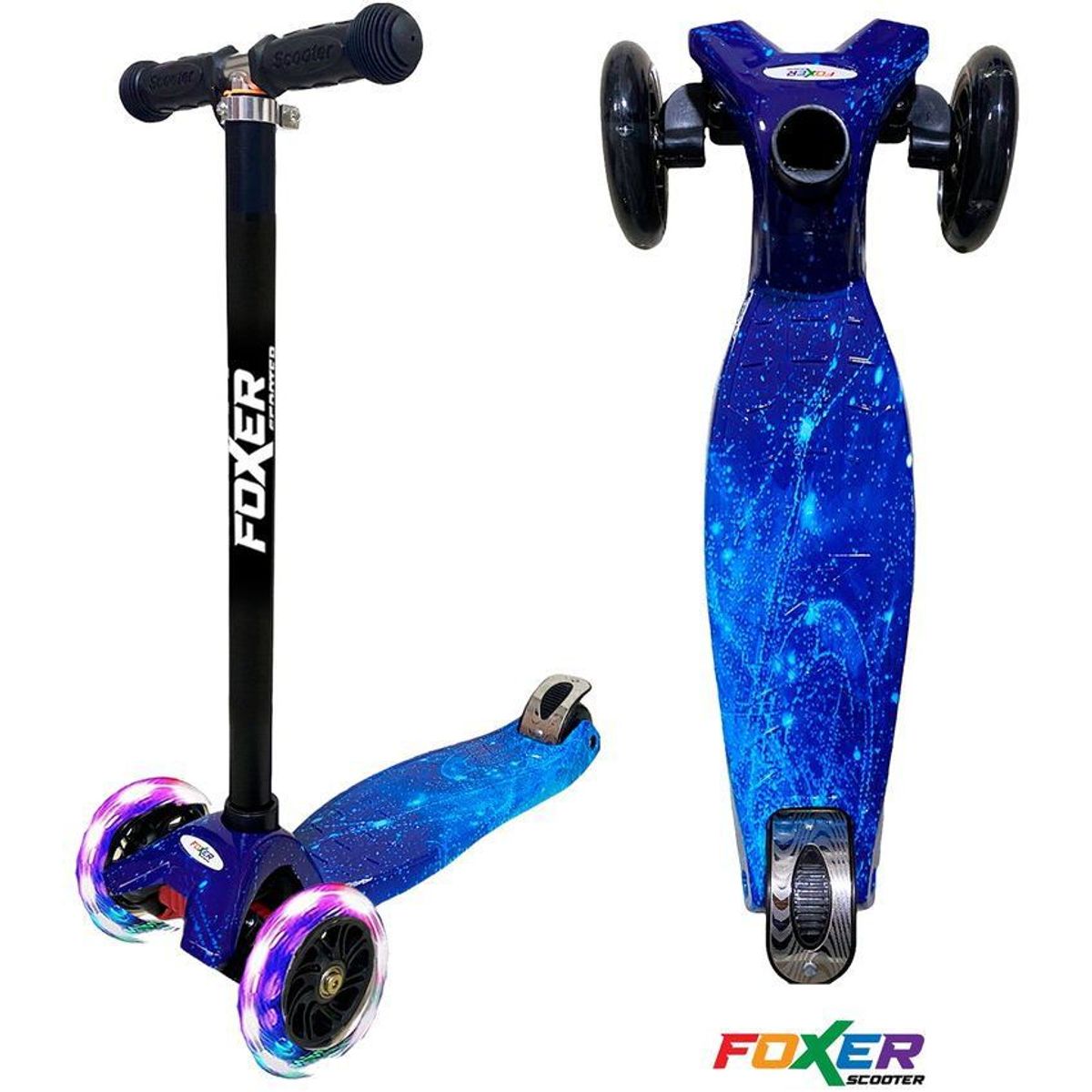 MULTIPLACE COLOMBIA - Monopatin scooter para niño moderna luces led Foxer