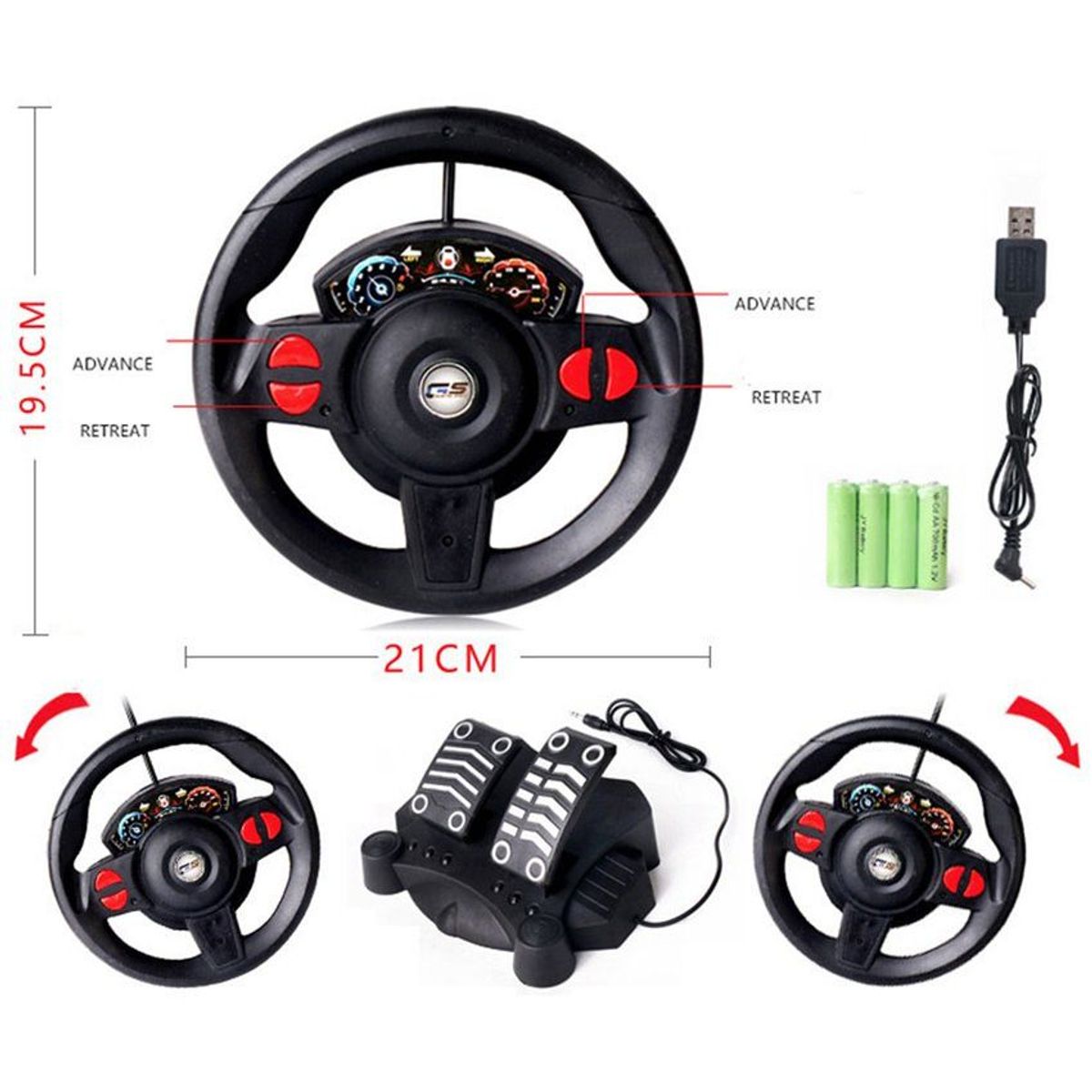 LAMBORGHINI - Carro control remoto de coleccion con baterias recarcables