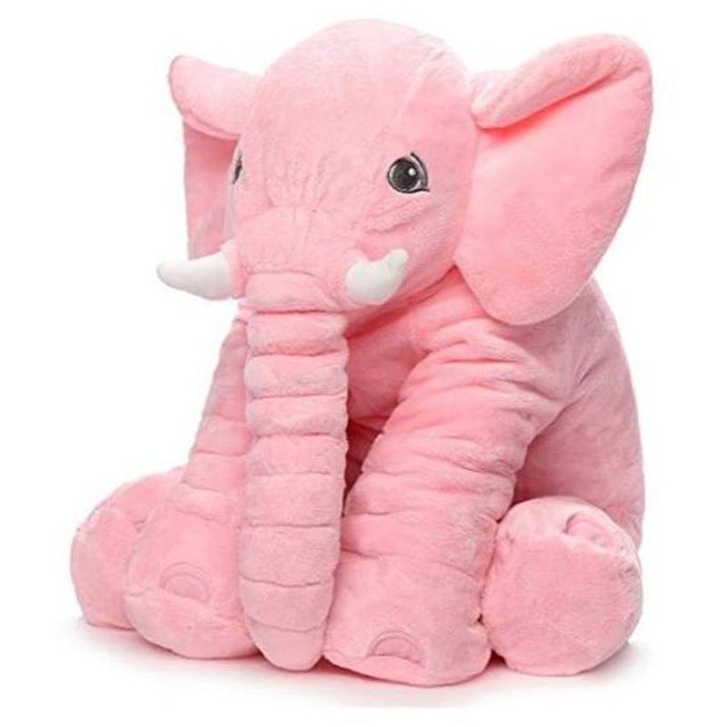 MULTIPLACE COLOMBIA - Elefante para bebe de 60 cm peluche antialergico grande Rosa