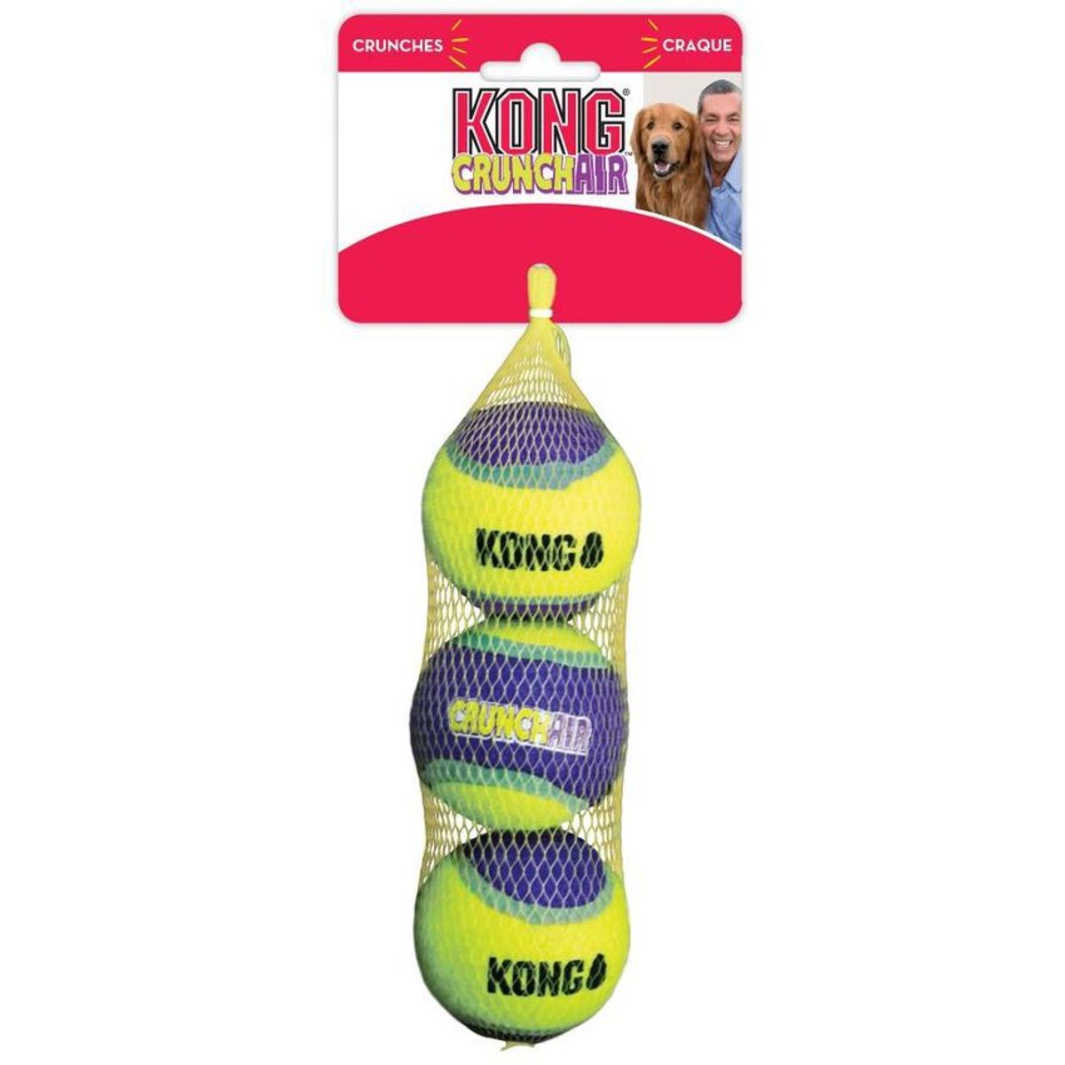 KONG COMPANY - Juguete Pelota Crujiente Kong Crunchair Ball Medium
