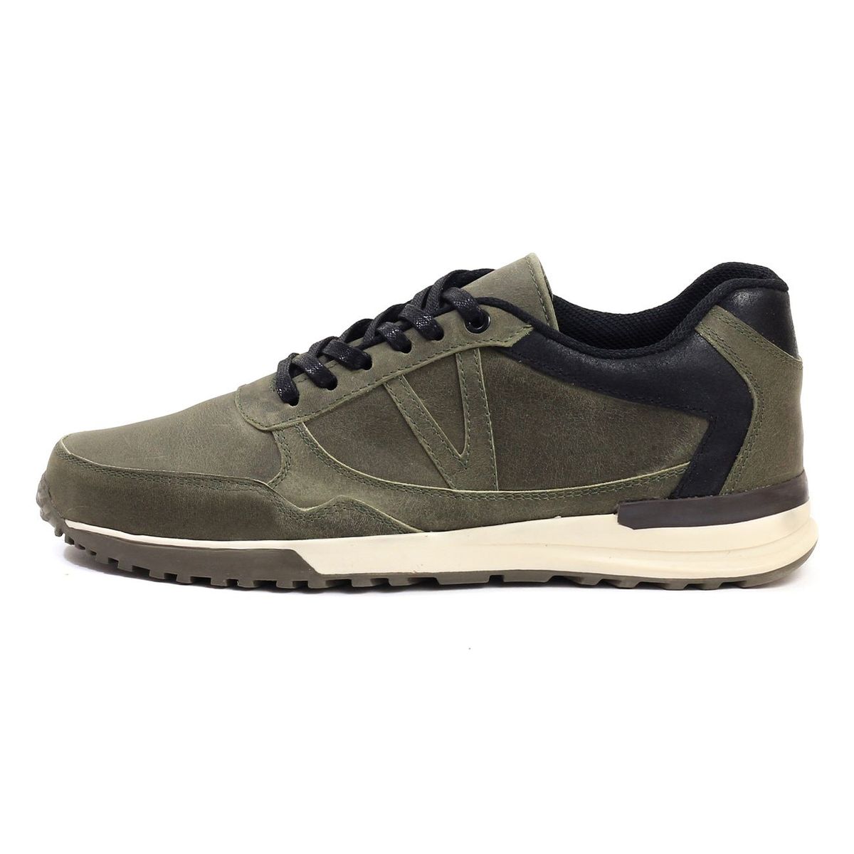 VILLABONR - Tenis Para Hombre Cuero VillabonR VA-3010 Verde