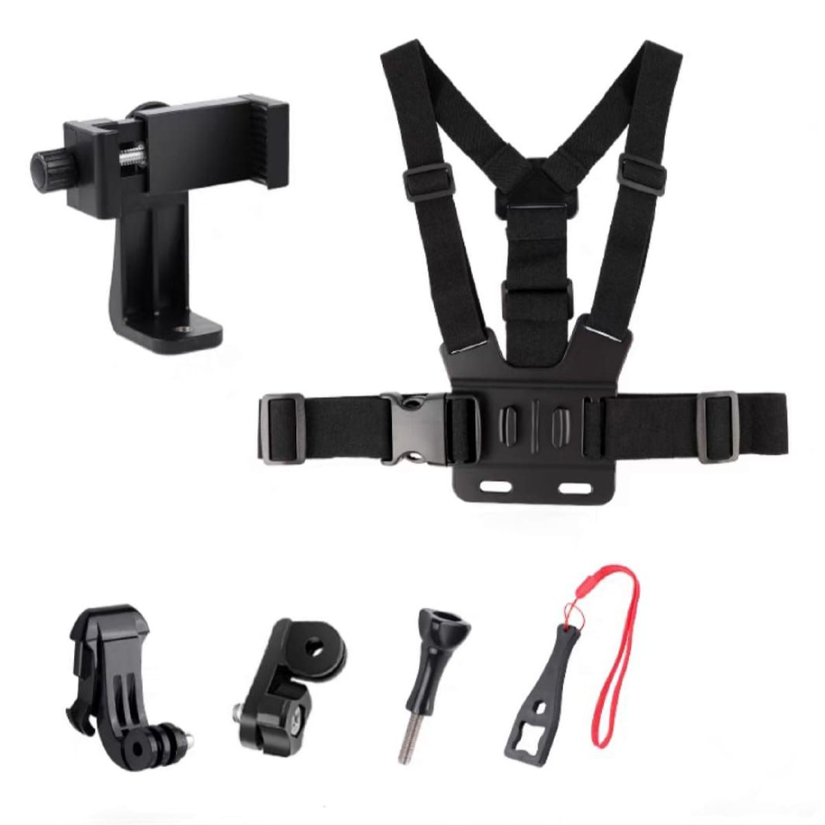 GENERICO - Soporte De Pecho O Pechera Para Celulares De Alta Calidad