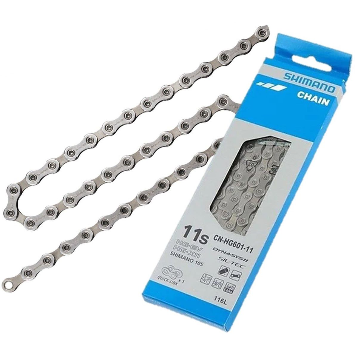 SHIMANO - Cadenilla Bicicleta Shimano Hg601 11 V Cadena Ruta O Montaña