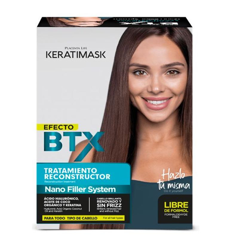 BE NATURAL - Keratimask Tratamiento Reconstructor Efecto Btx