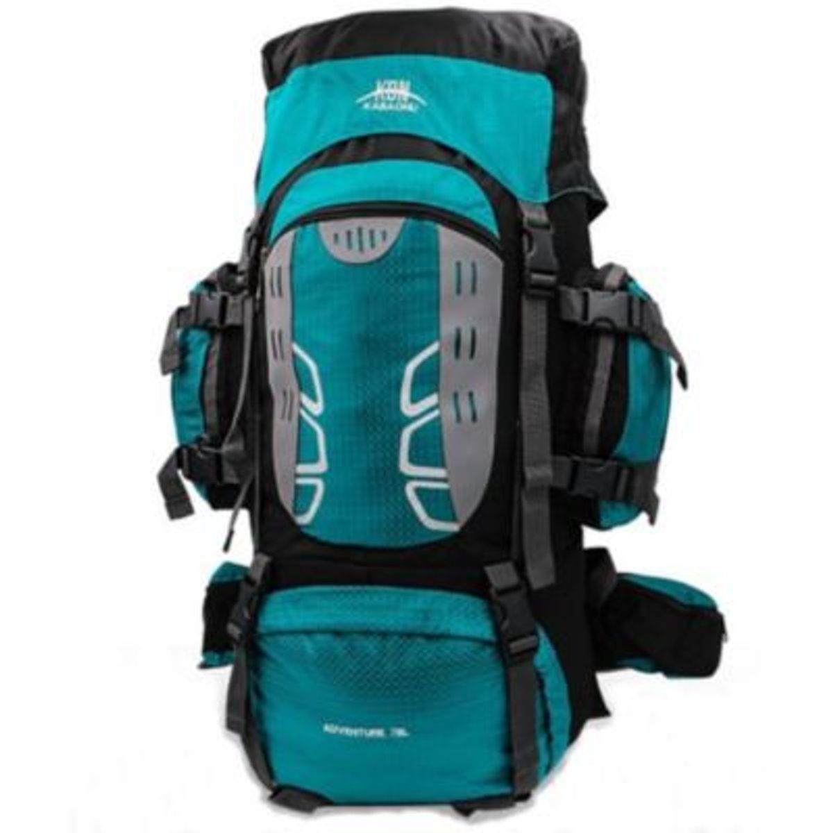 MULTIPLACE COLOMBIA - Morral camping importado original verde-
