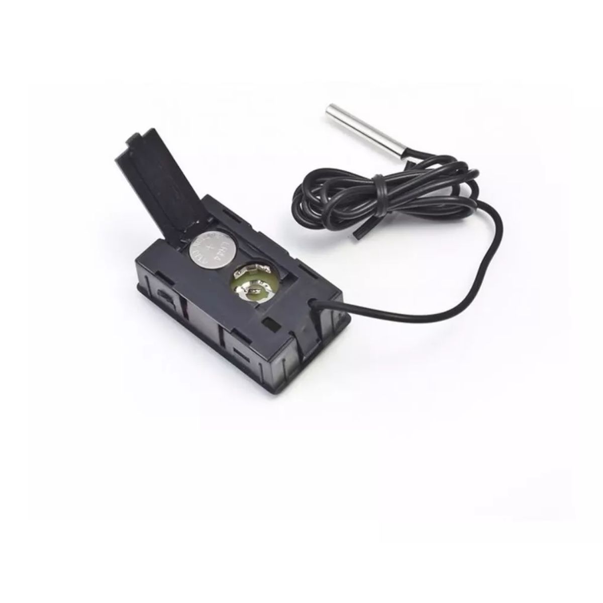 GENERICO - Termómetro Digital Con Sonda Para Nevera Refrigerador y otros Negro