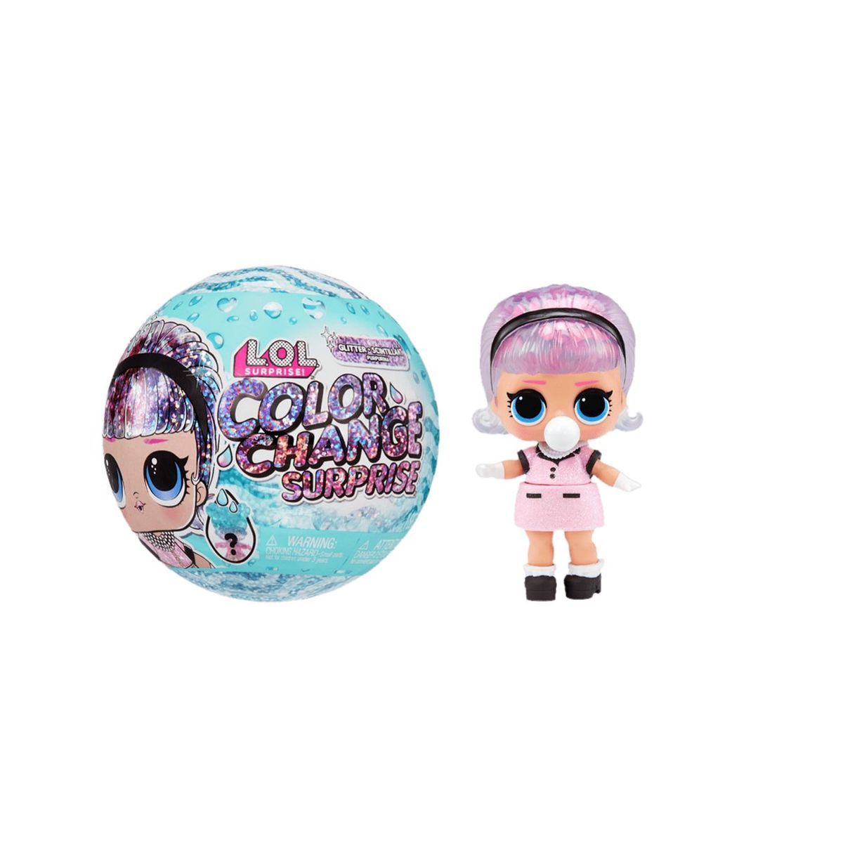 LOL SURPRISE - Set De Muñeca Lol Sorpresa Color Change Glitter 585299euc.