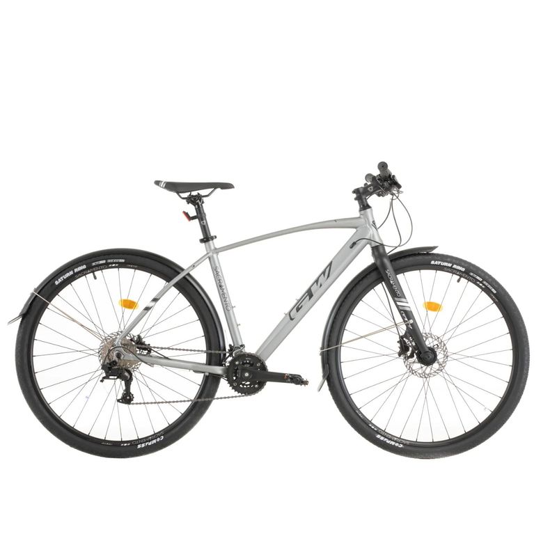 GW - Bicicleta Urbana 700 Sacramento GW 9 Vel Gris Mate/Negro XL