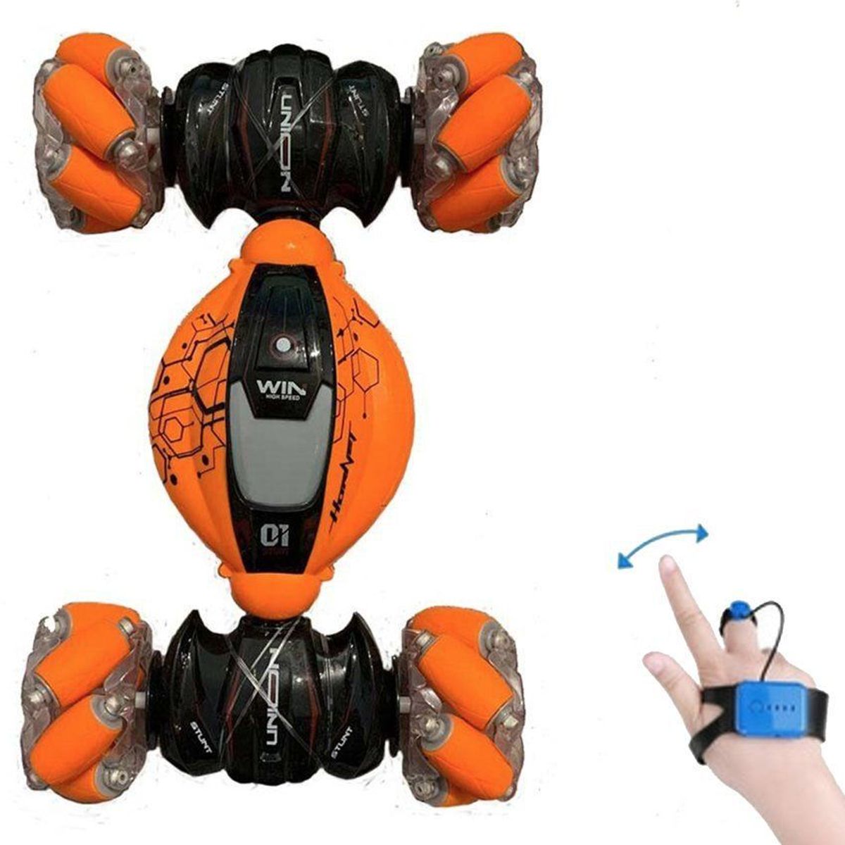 BUGATTY - Carro control remoto grande con baterias recargables 2.4 ghz