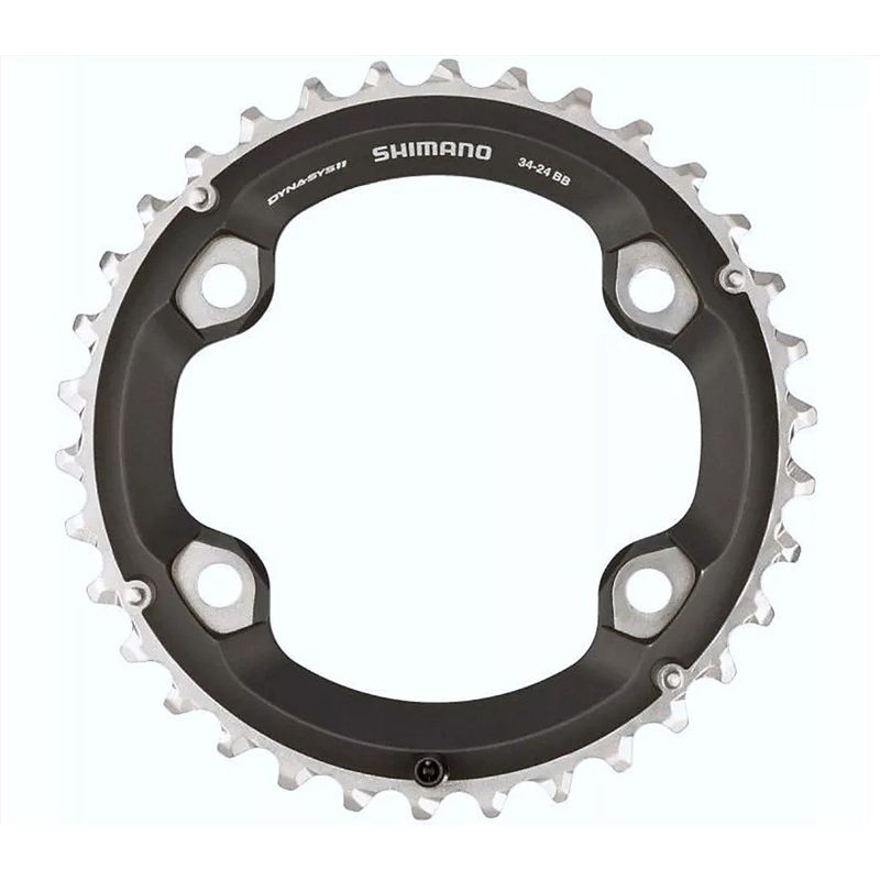 SHIMANO - Plato Coronilla Shimano Slx M7000 11v Biplato 34 Dientes Mtb