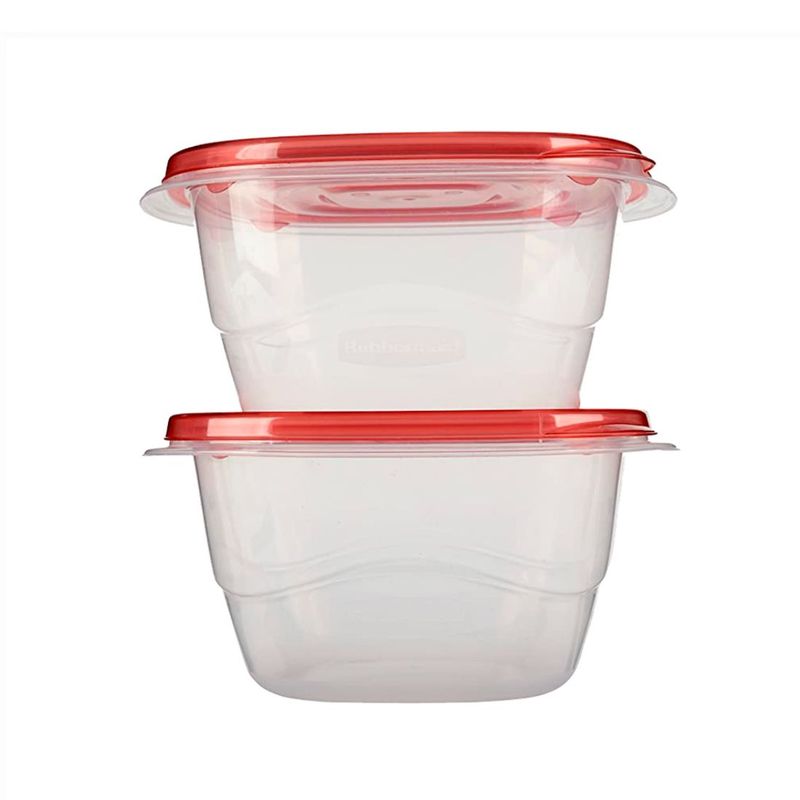 RUBBERMAID - Set Envases Plásticos X2 Rubbermaid Portacomidas 1253ml