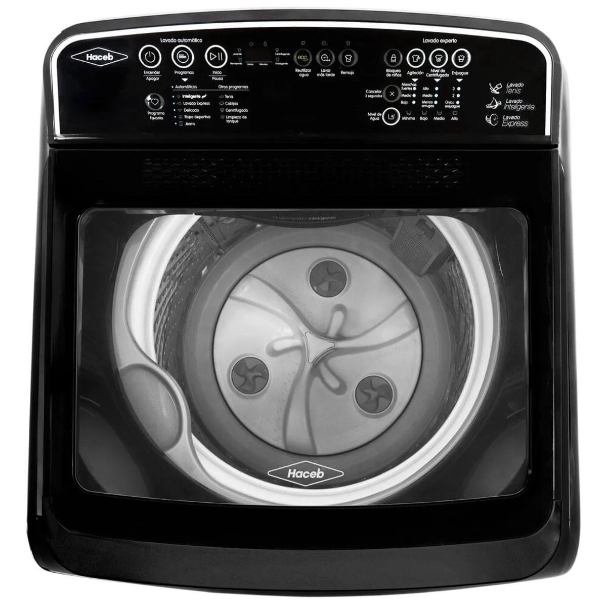 HACEB - Lavadora ZOÜ 16 Kilogramos Haceb digital Negra