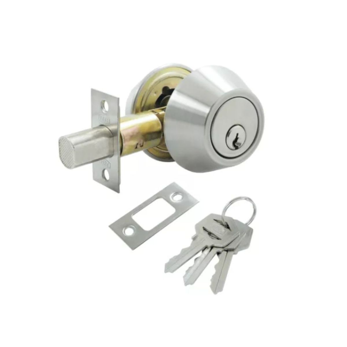 GENERICO - Cerradura Chapa Auxiliar Seguridad Llave-llave Antisegueta