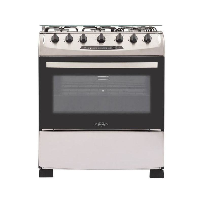 HACEB - Estufa Orégano Haceb 76 cms negra-inox gas natural