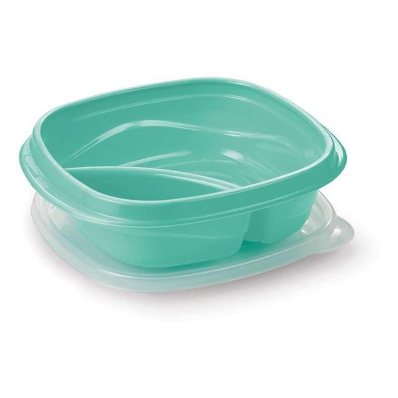 RUBBERMAID - Set Envases Plástico X3 Rubbermaid Portcomidas Divisor 555ml