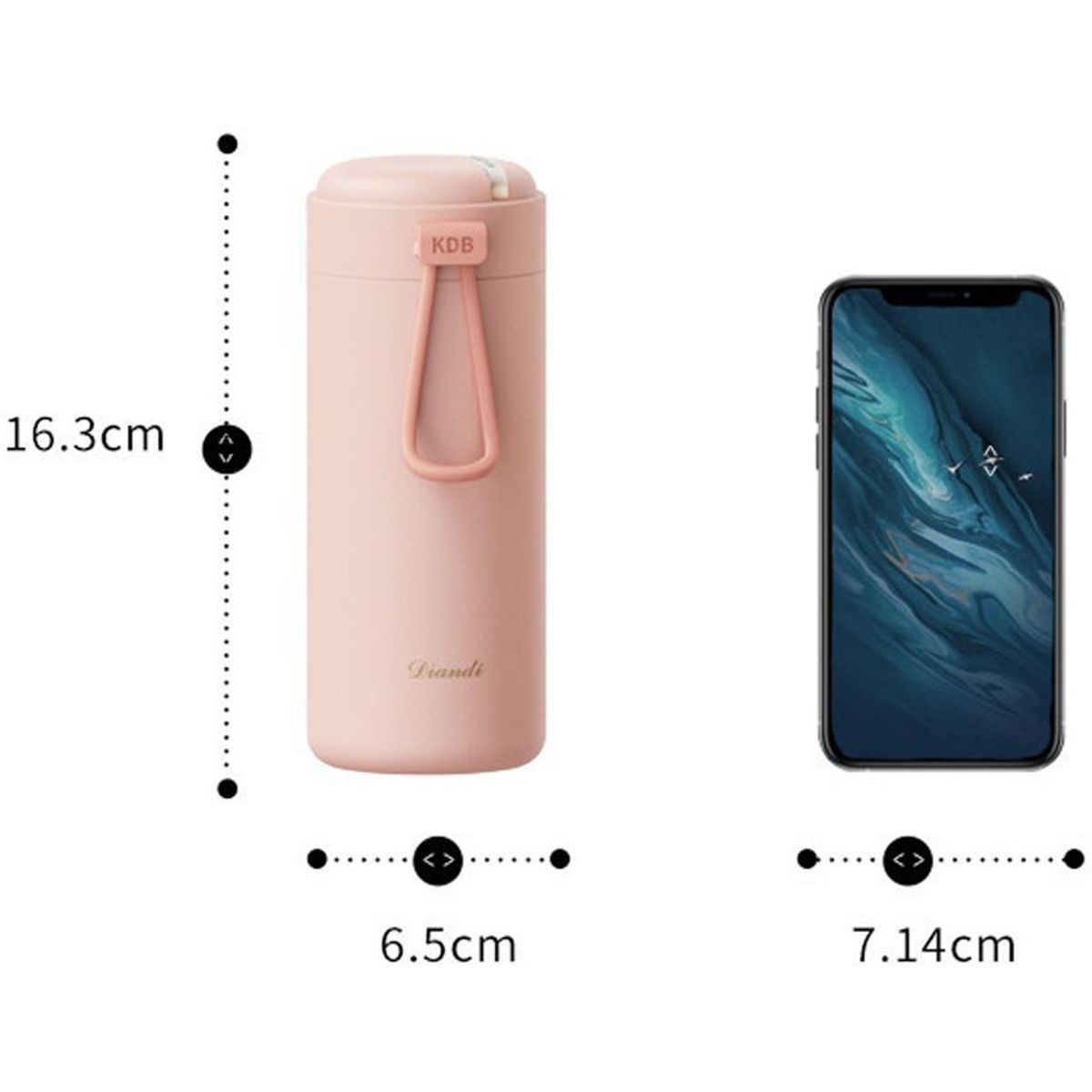MULTIPLACE COLOMBIA - Termo bebidas calientes y frías 380 ml en acero inoxidable fino