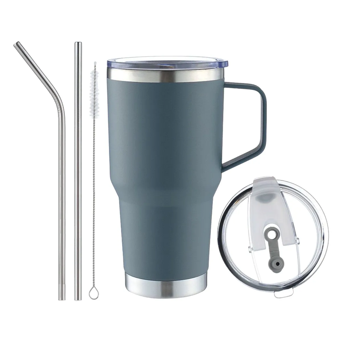 MULTIPLACE COLOMBIA - Termo bebidas calientes y frías 500 ml acero inoxidable  Azul-