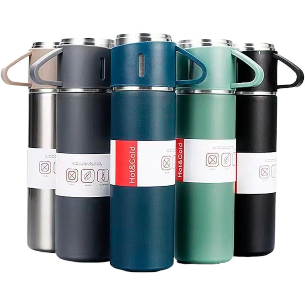 MULTIPLACE COLOMBIA - Termo bebidas calientes y frías 500 ml en acero inoxidableextra fino-