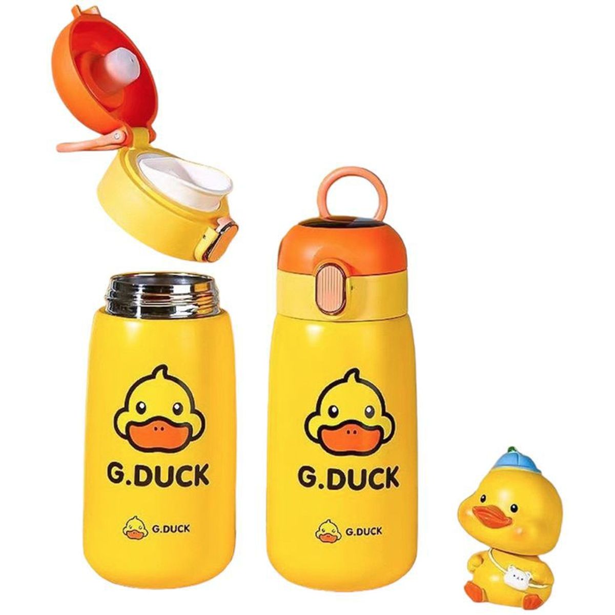 DUCK - Termo infantil para bebidas calientes en acero inoxidable-