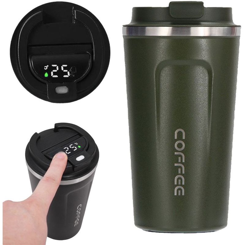 MULTIPLACE COLOMBIA - Vaso termo para oficina de cafe o bebidas calientes VERDE