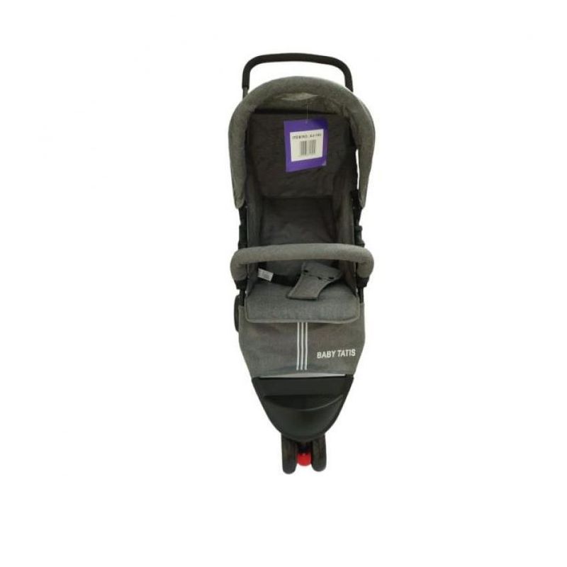 GENERICO - Coche paseador tres ruedas de bebe plegado forro de lluvia