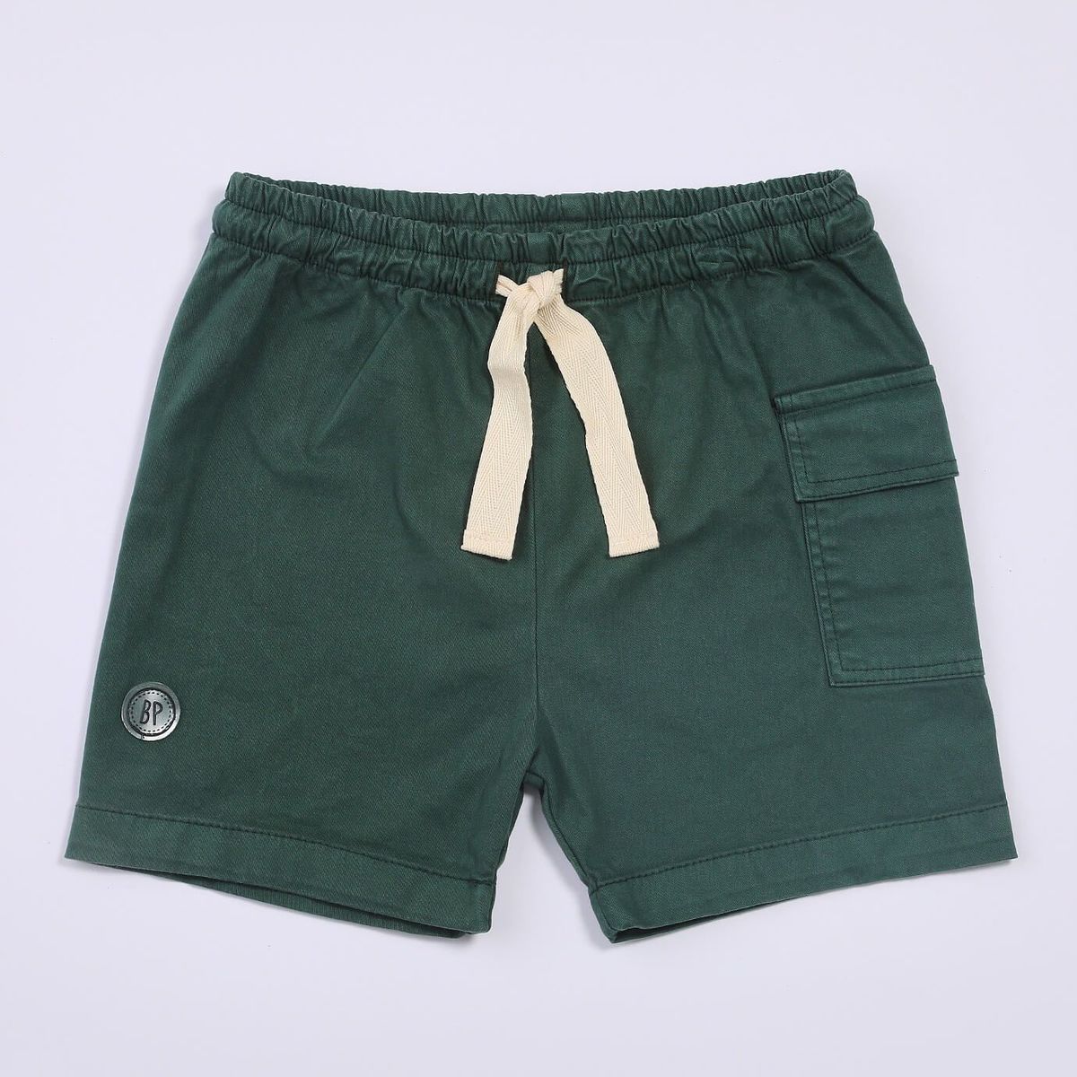 BABY PLANET - Bermuda Verde Con Bolsillo Para Bebe Niño Baby Planet