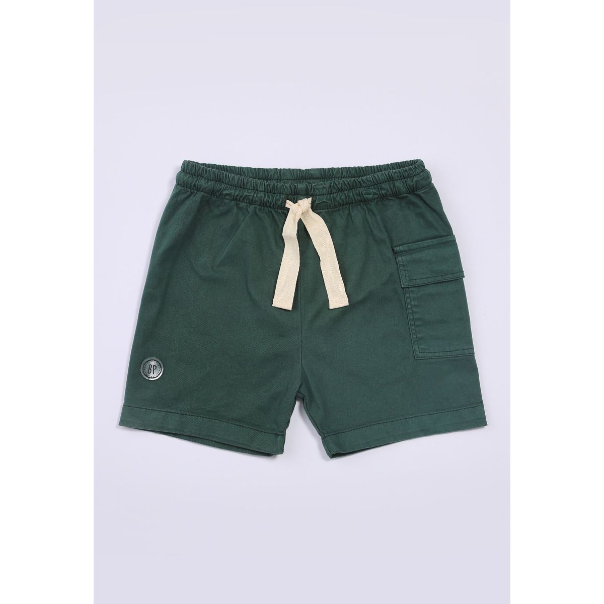 BABY PLANET - Bermuda Verde Con Bolsillo Para Bebe Niño Baby Planet