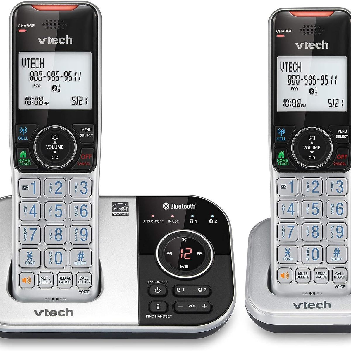 VTECH - Telefono Inalmabrico Vtech Duo Bluetooth Bloqueo De Llamadas