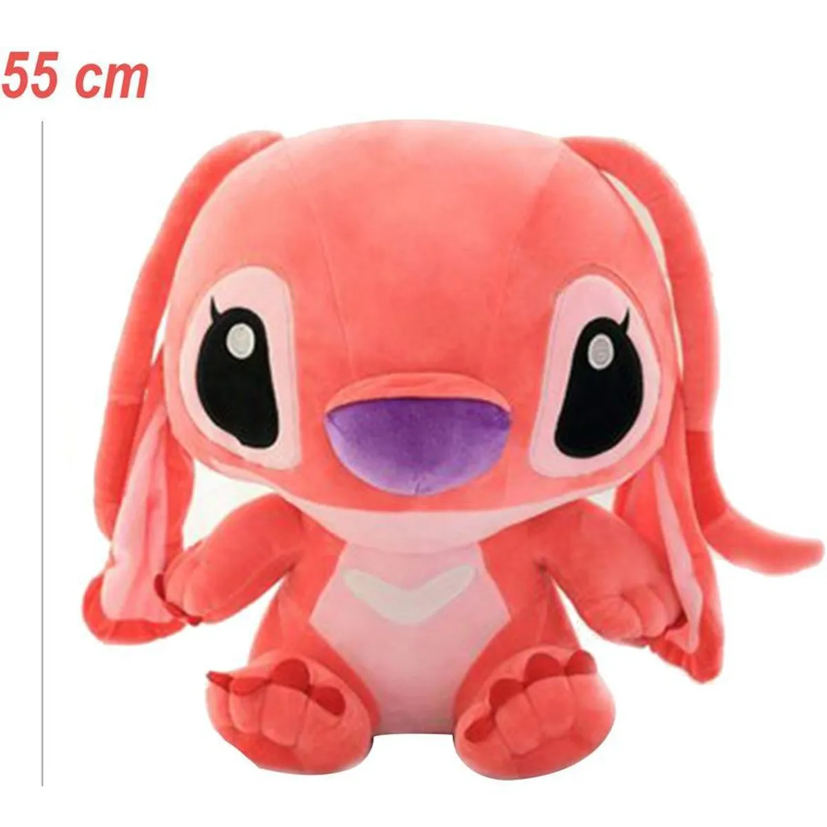ARTISTE - Peluche stitch angel cabezón grande de 55cm regalo