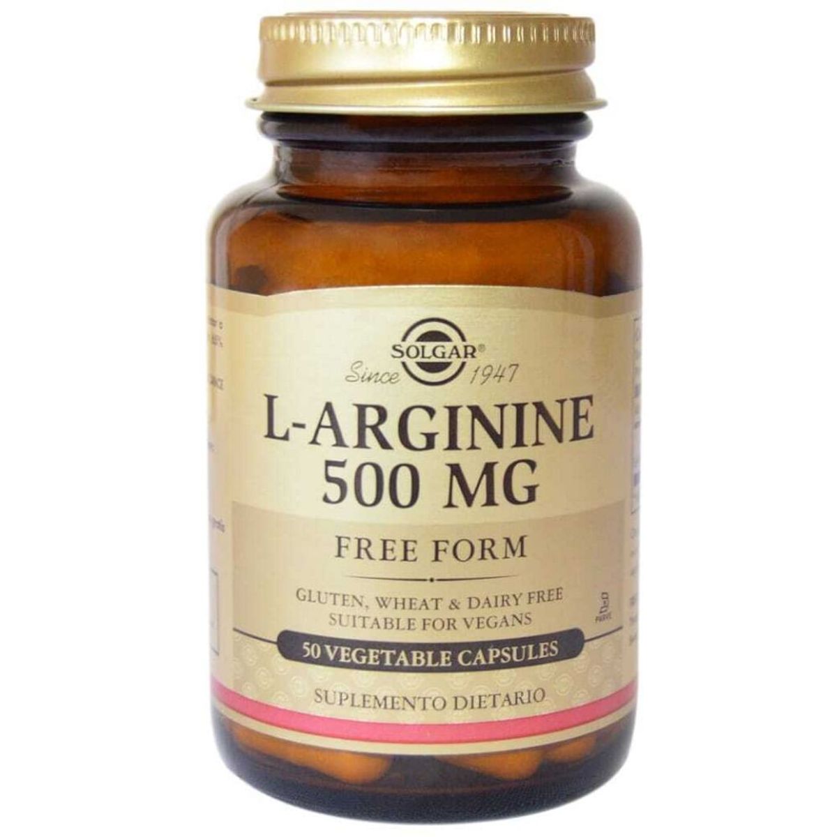 SOLGAR - L-arginine Solgar 500mg X 50 Capsulas