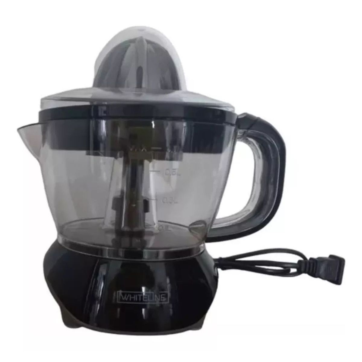 WHITELINE - Exprimidor De Naranja Cítricos Negro Whiteline