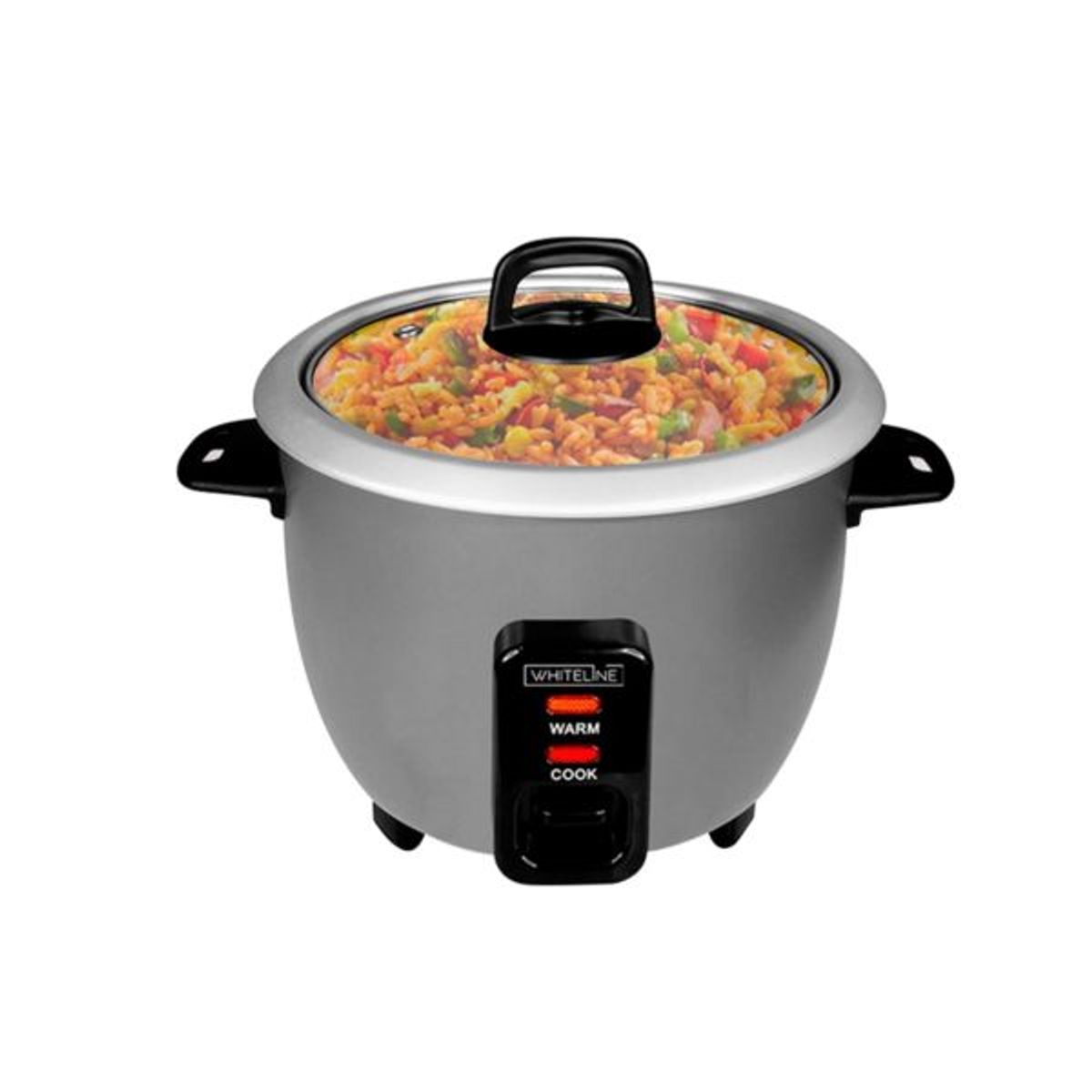 WHITELINE - Olla Arrocera 1.2 Litros Tapa Vidrio Whiteline