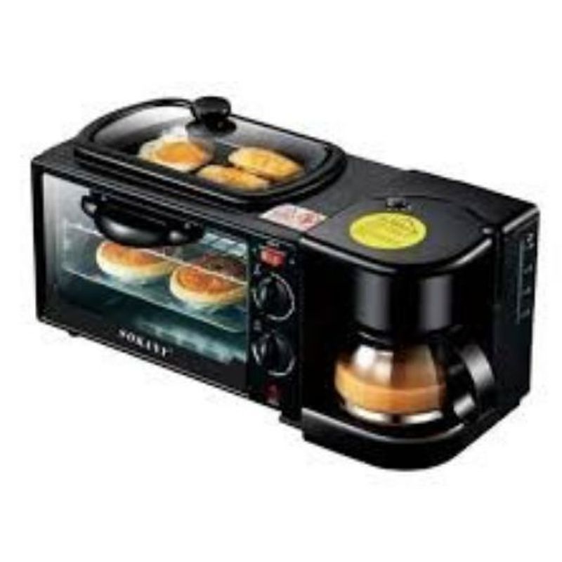GENERICO - Horno freidora cafetera 3 en 1.