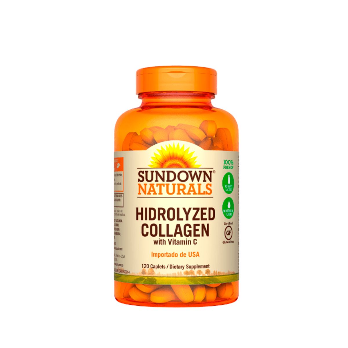 SUNDOWN - Hydrolyzed Collagen Sundown Naturals X 120 Tabletas