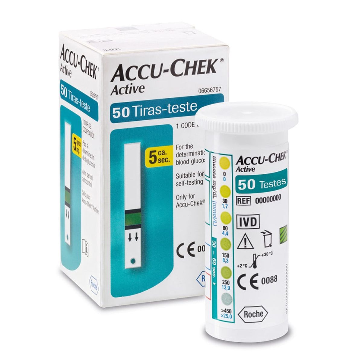 ACCU CHEK - Tiras Reactivas Accu-chek Active X 50und